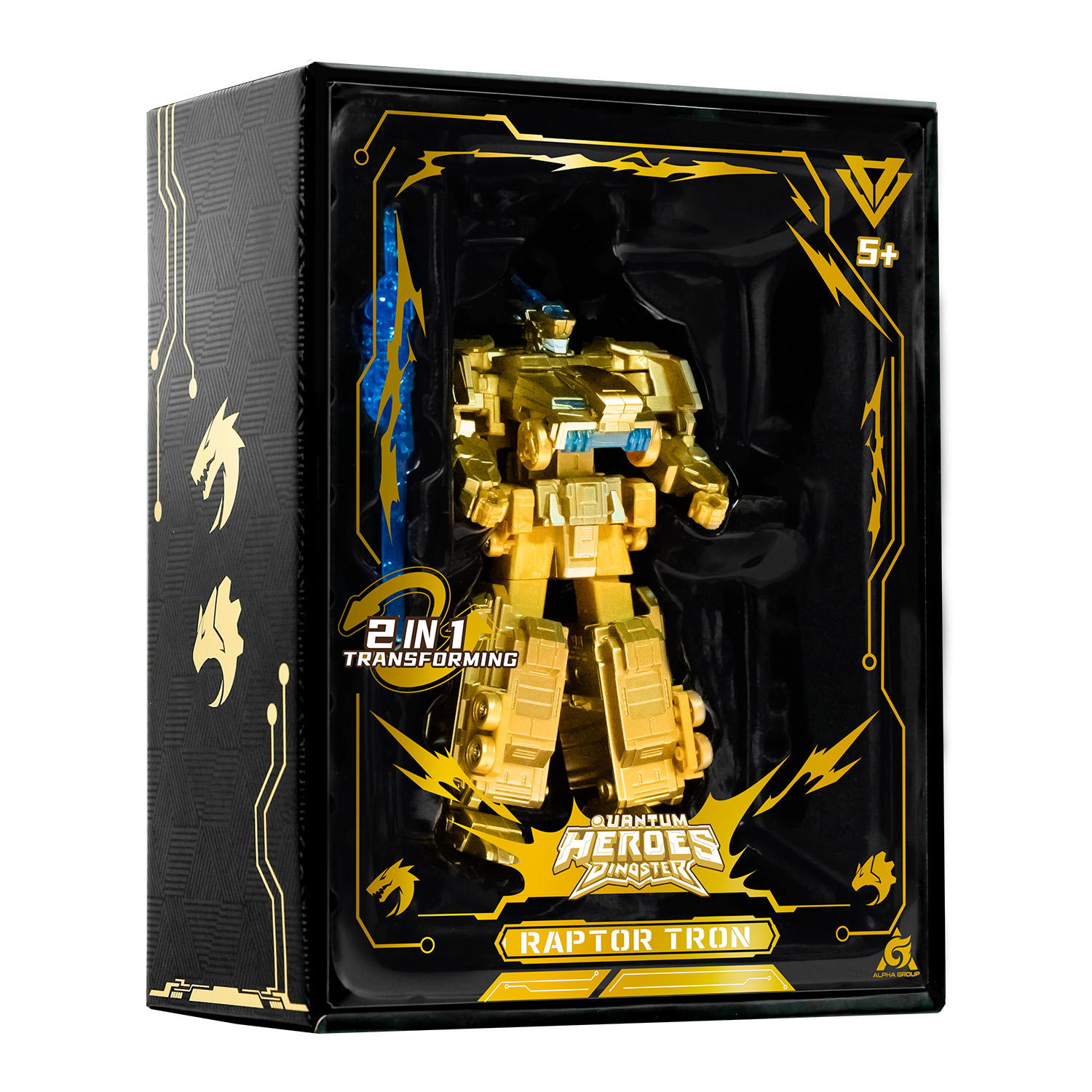 Диностер. Трансформер 2-в-1 Раптор Трон Limited edition. Dinoster фото