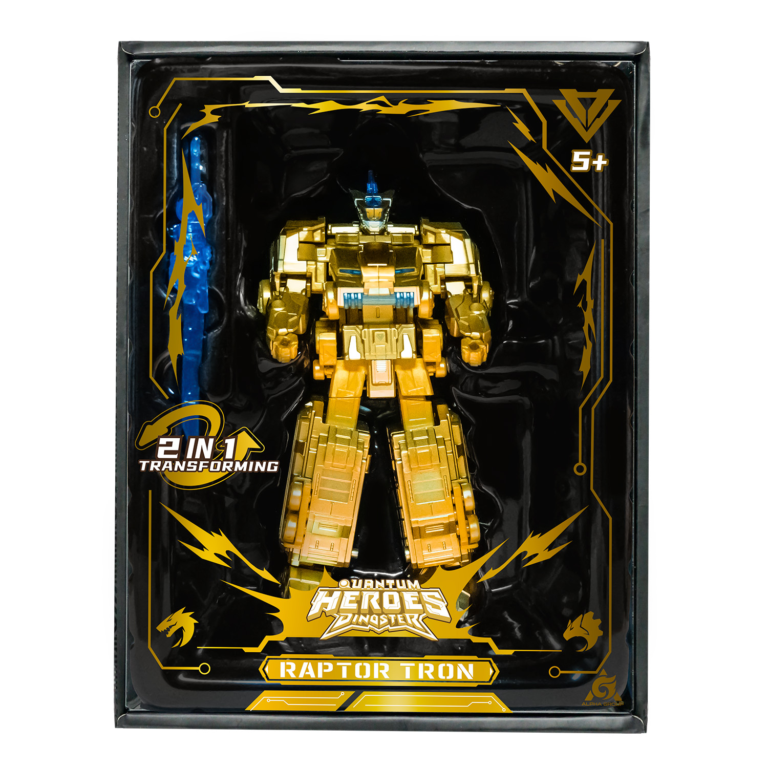 Диностер. Трансформер 2-в-1 Раптор Трон Limited edition. Dinoster фото